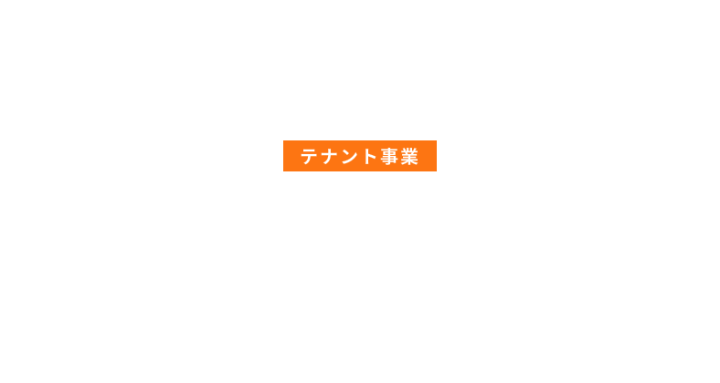 the TSUKUBA terrace テナント事業